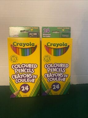 2x Crayola 24 Count Colored Pencils ( B 5 )